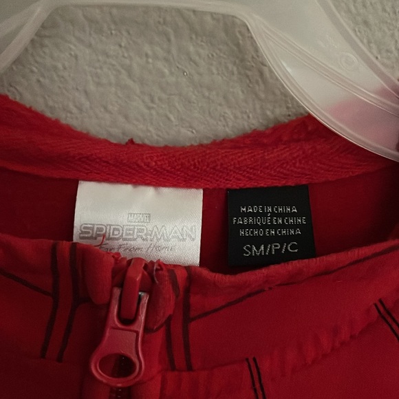 Disney Marvel Spider-Man Far from Home zipped up Web Hoodie sweatshirt. - Picture 4 of 9